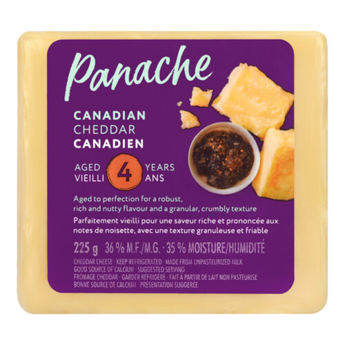 Panache Canadian Cheese Cheddar 4 Year Old Aged 225 g