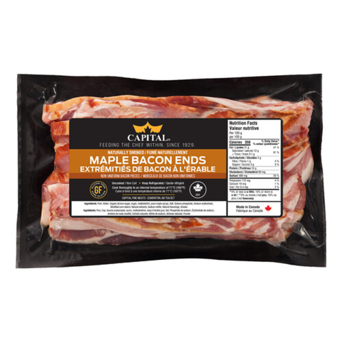 Capital Fine Meats Bacon Maple Ends Smoked Naturally