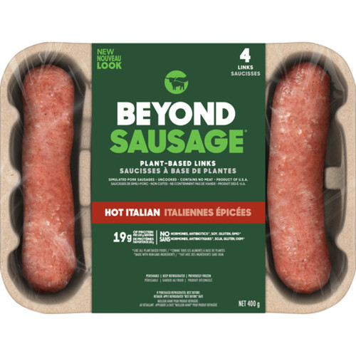 Beyond Meat Plant Based Frozen Sausage Hot Italian 400 g