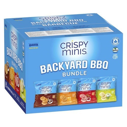 Quaker Crispy Minis Backyard BBQ Bundle 28 x 18 g