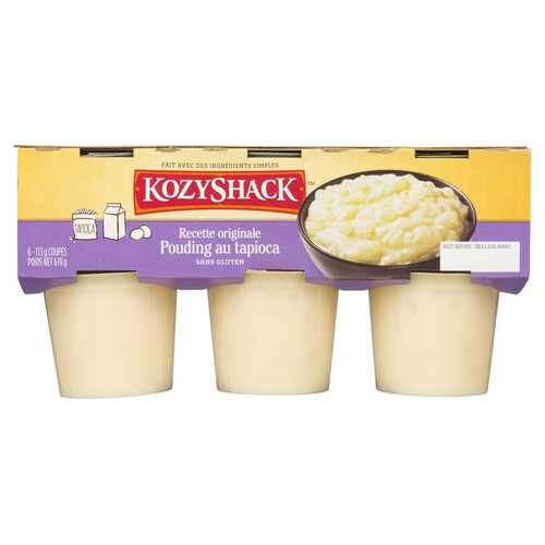 Kozy Shack Gluten-Free Tapioca Pudding Original Recipe 6 x 113 g