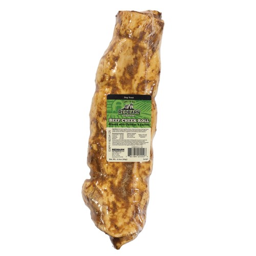 Redbarn Large Glazed Beef Cheek Roll Pet Products 1 ea