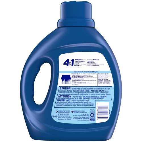 Purex 4 in 1 Liquid Laundry Concentrated Detergent Rocky Mountain Breeze 58 Loads 1.94 L