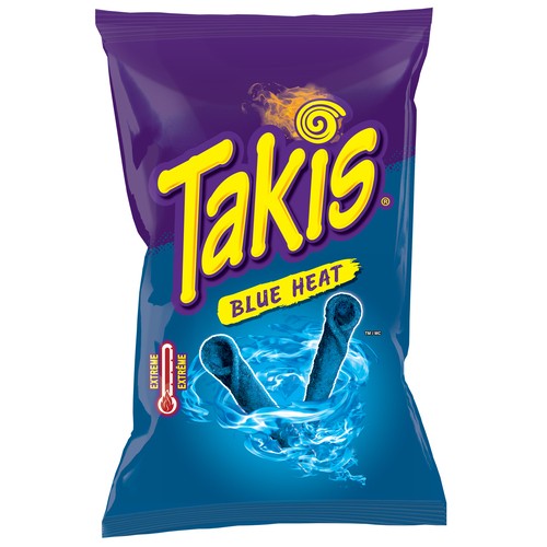 Takis Rolled Tortilla Chips Blue Heat Extreme 260 g