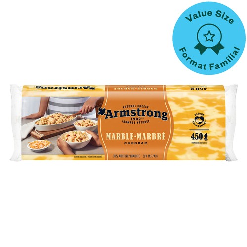 Armstrong Cheddar Cheese Marble Value Size 450 g