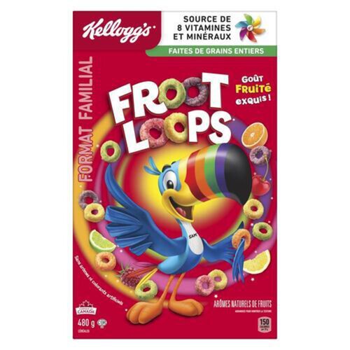 Kellogg's Cereal Fruit Loops 480 g