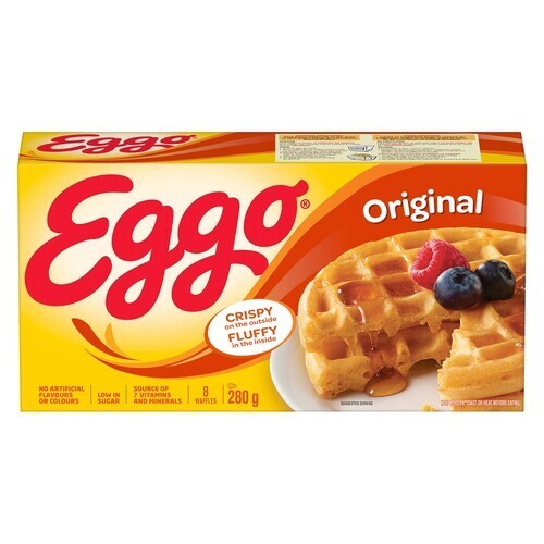 Kellogg's Eggo Frozen Waffles Original 280 g 