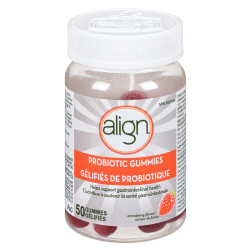 Align Probiotic Gummies Strawberry 50 Count