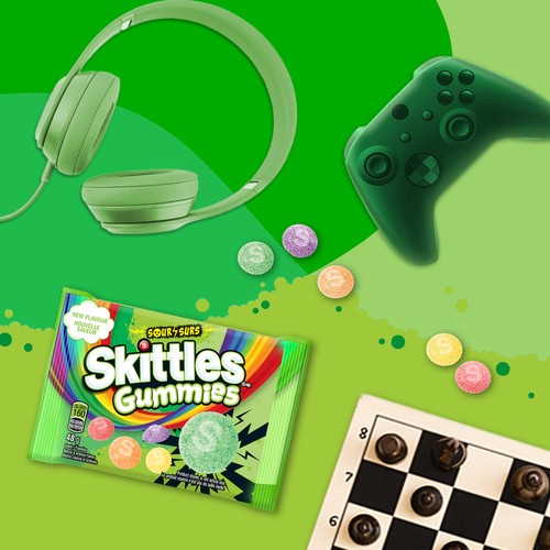 Skittles Gummies Sour 48 g