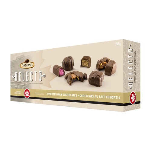 Ganong Assorted Delecto Milk Chocolates  265 g