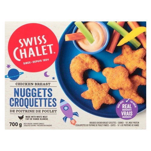 Swiss Chalet Frozen Breaded Chicken Nugget 700 g