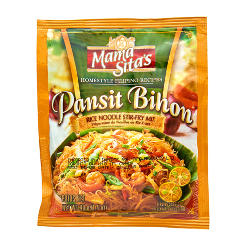 Mama Sita's Stir-Fry Mix Pansit Bihon Rice Noodle 40 g