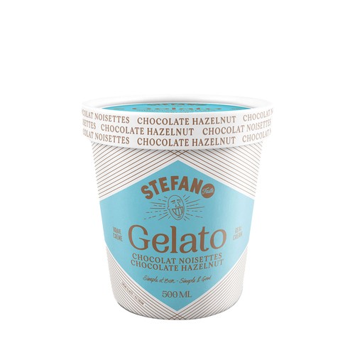 Stefano Faita Gelato Italian Style Chocolate Hazelnut 500 ml