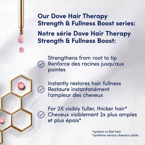 Dove Hair Therapy Conditioner Strength & Fullness Boost For Thin Hair 400 ml