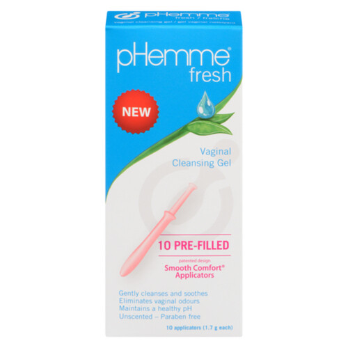 pHemme Vaginal Fresh Cleansing Gel 10 Pre-Filled