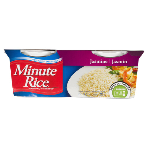 Minute Rice Ready To Serve Jasmine 2 x 125 g