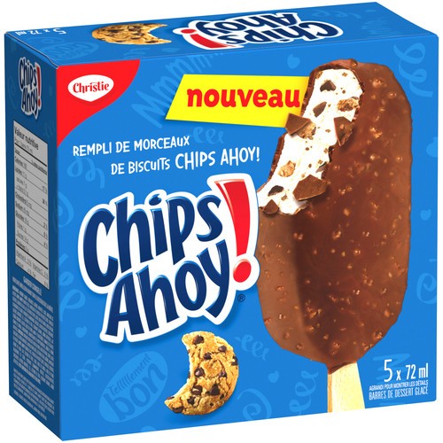 Christie Chips Ahoy Frozen Dessert Bars 5 x 72 ml