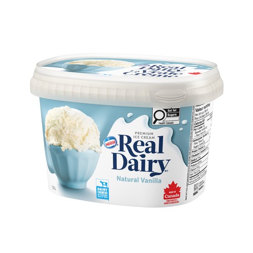 Nestlé Real Dairy Ice Cream Natural Vanilla 1.5 L
