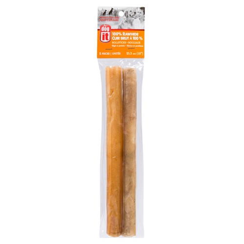 Dogit Rawhide Rollsticks 25.3 cm 2 Pack