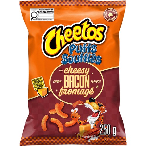 Cheetos Puffs Snack Cheesy Bacon 250 g