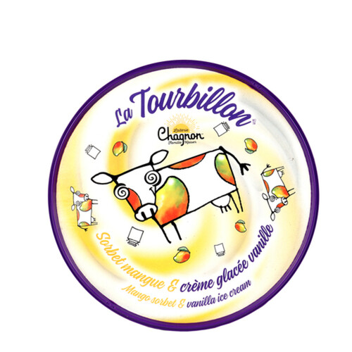 La Tourbillon Ice Cream Mango Sorbet And Vanilla 1.5 L