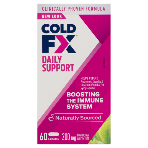 Cold-FX Gluten-Free Daily Support 200 mg Capsules 60 EA