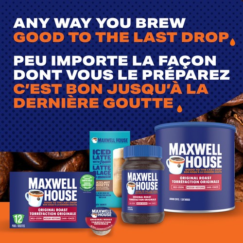 Maxwell House Instant Coffee Beverage Mix French Vanilla 240 g