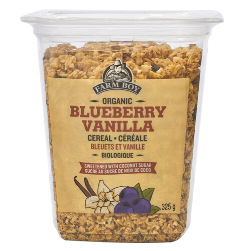 Farm Boy Organic Granola Cereal Blueberry Vanilla 325 g