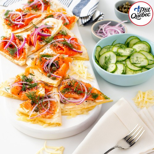 P'tit Québec Shredded Cheese Cheddar & Mozzarella Very Mild 480 g