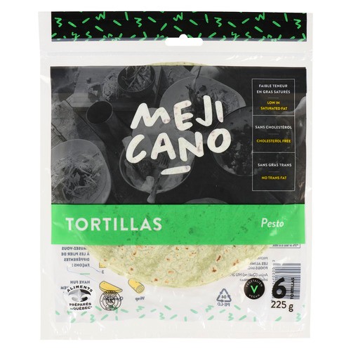 Mejicano Pesto 8 Inch Tortillas 225 G