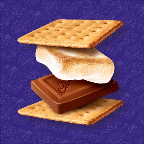 Dairy Milk Chocolate Bar S'mores 180 g