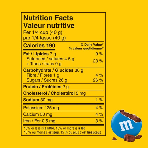 M&M'S Milk Chocolate Candies Party Size Share Bag 800 g