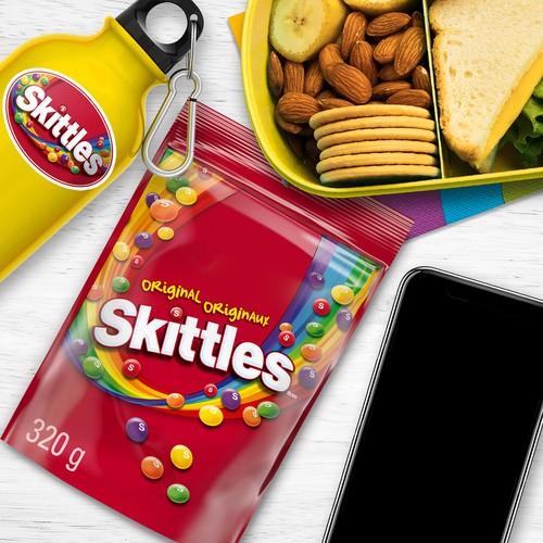 Skittles Chewy Candy Original Bowl Size Bag 320 g