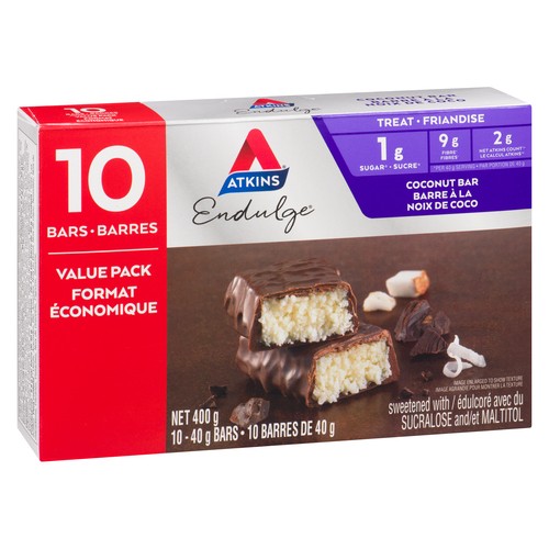 Atkins Endulge Bar Chocolate Coconut 10 EA