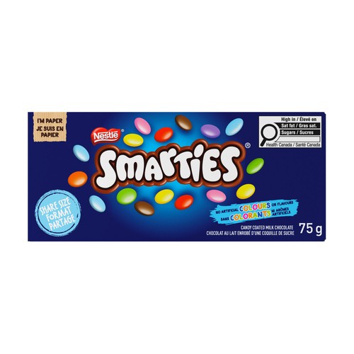 Smarties Candy Coated Milk Chocolate Share Size 75 g