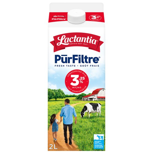 Lactantia PurFiltre 3.25% Milk 2 L
