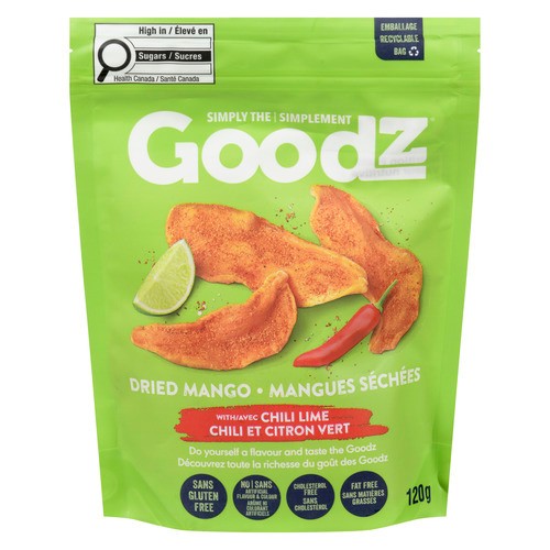 Goodz Dried Mango With Chili Lime 120 g