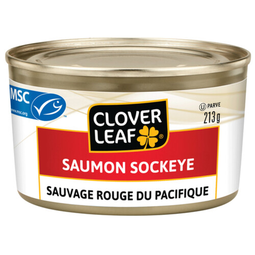 Clover Leaf Sockeye Salmon Wild Red Pacific 213 g
