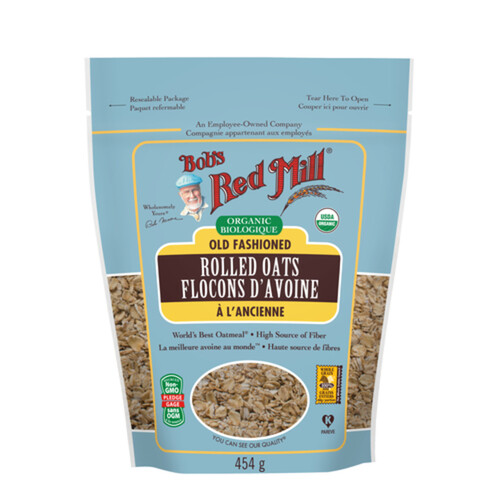 Bob's Red Mill Organic Rolled Oats Old Fashioned 454 g