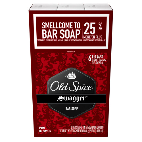 Old Spice Red Zone Soap Swagger 6 Pack 850 g
