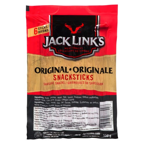 Jack Link's Original Sausage Snack Sticks 150 G