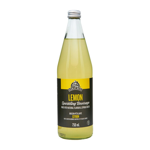 Farm Boy Sparkling Beverage Lemon 750 ml (bottle)