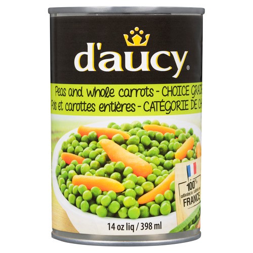 D'Aucy Extra Fine Peas & Whole Carrots 398 ml