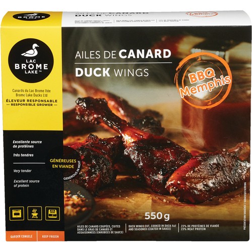 Brome Lake Frozen Duck Wings BBQ Memphis 550 g