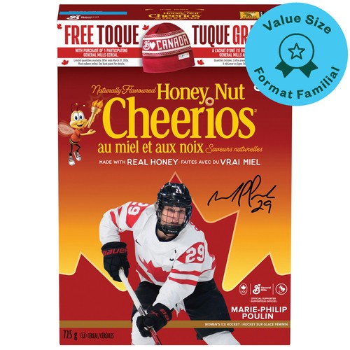Cheerios Cereal Honey Nut Whole Grains Family Size 725 g