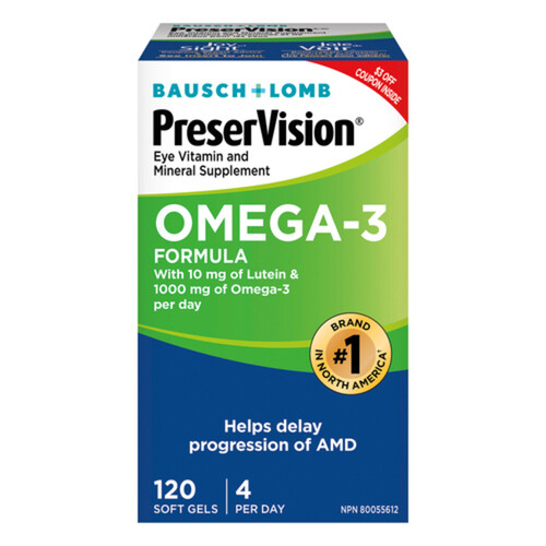 Preservision Omega 3 Formula Eye Care 120 EA