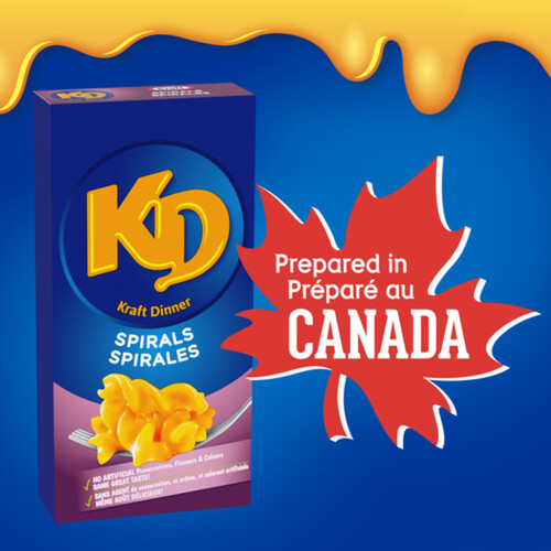 Kraft Dinner Macaroni & Cheese Spirals 175 g