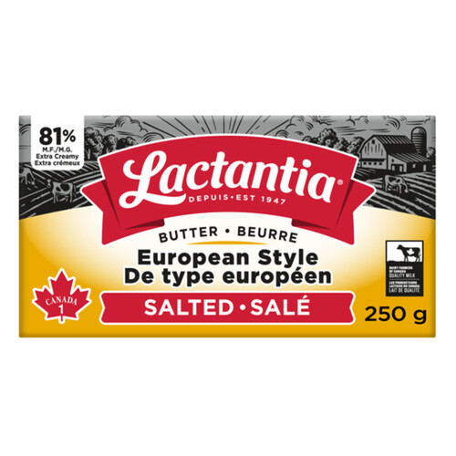 Lactantia Salted Butter Extra-Creamy 250 g