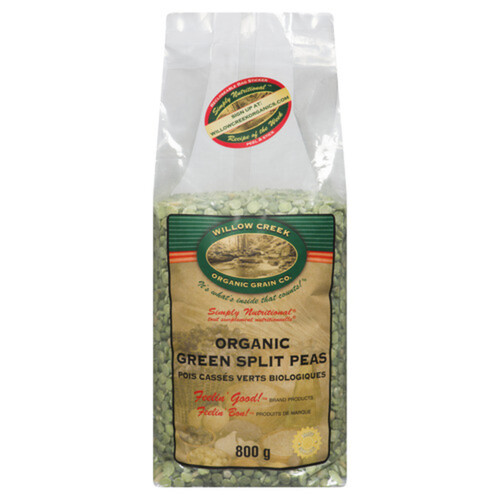 Willow Creek Organic Green Spilt Peas 800 g