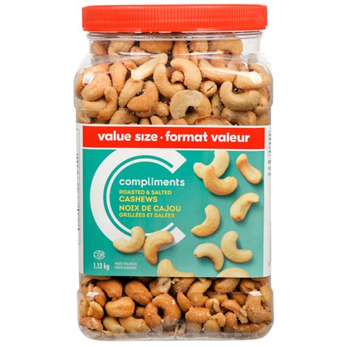 Compliments Cashews Roasted & Salted 1.13 kg